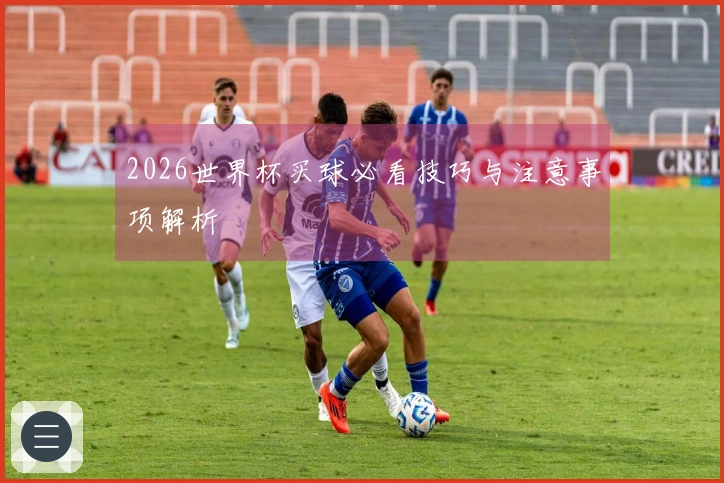2026世界杯买球必看技巧与注意事项解析