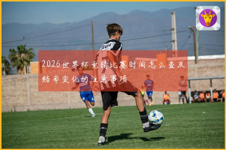 2026世界杯竞猜比赛时间怎么查及赔率变化的注意事项